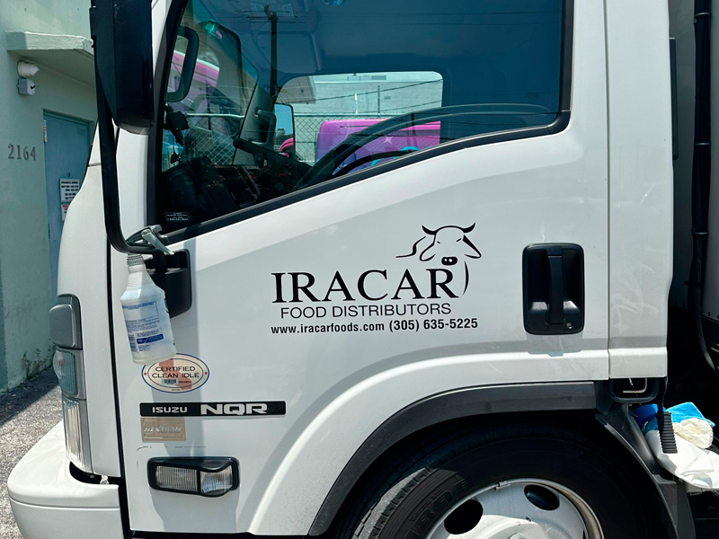 Truck Iracar Vinyl Lettering 1