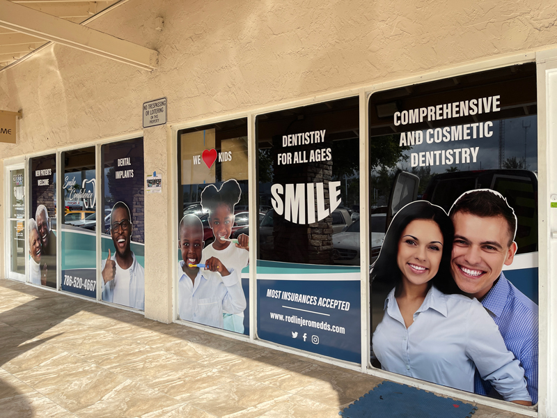 Dentistry Storefront Windows 1