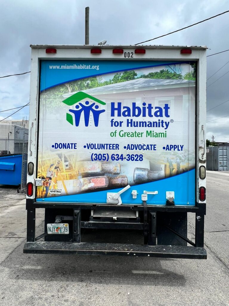 Habitat Truck Full Wrap 3