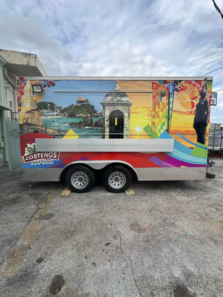 Costenos Fast Food Trailer Wrap 1