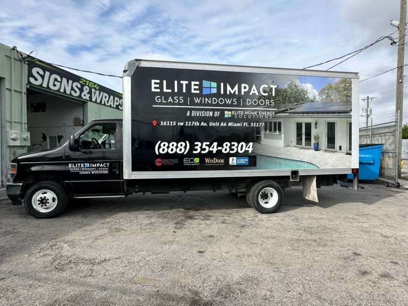 Elite Impact Truck Wrap 1