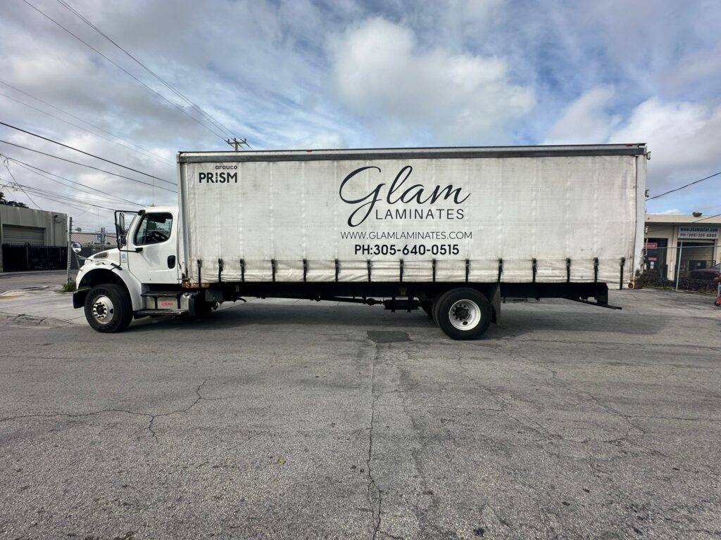 Glam Truck Cut Vinyl Lettering 2