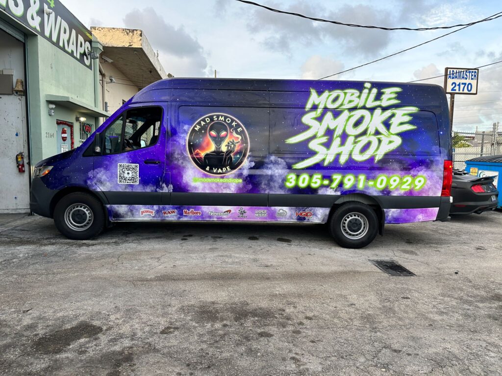 Smoke Shop Van Full Wrap 2